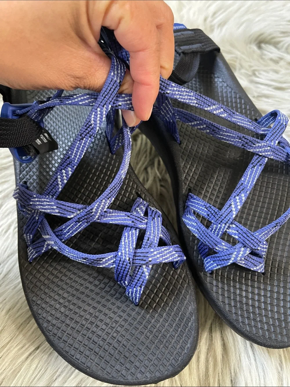 Chaco‎ Women’s Blue Strappy Hiking Sandals